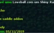 Conta OTPokemon lvl 250 + 5 SHINYS Mundo Black