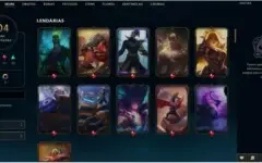 Conta League Of Legends com skins raras como rammus + icones