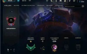 Conta esmeralda 4 NIVEL 144, 83 CHAMP, 47 Skins