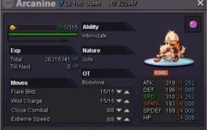 Conta - Pokemon Revolution Online