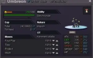 Conta - Pokemon Revolution Online