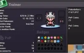 Conta - Pokemon Revolution Online