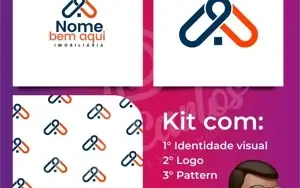 Logomarca pra Imobiliária Kit Promocional