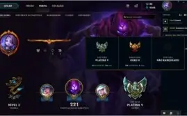 Conta GOLD 2 com boas skins e muitas chaves