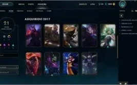 Conta GOLD 2 com boas skins e muitas chaves
