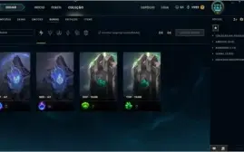 Conta GOLD 2 com boas skins e muitas chaves