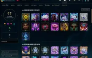 CONTA LOL - LVL 103 - 33 SKINS