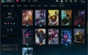 CONTA LOL - LVL 103 - 33 SKINS