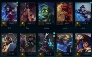 CONTA LVL30+ SMURF DE LOL 10K+ DE ESSÊNCIAS E 30+ CAMPEÕES