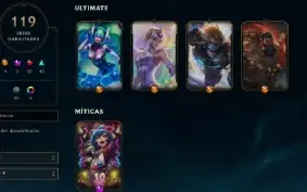 Conta LOL - LVL 120 - 111 Champions - 119 Skins - FULL ACESS