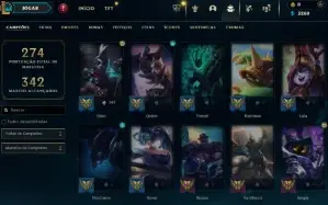 Conta LOL - LVL 120 - 111 Champions - 119 Skins - FULL ACESS