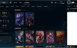 Conta Ouro V - 280skins+