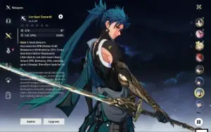 Wuthering Waves Lv17+Jiyan+Arma/Verina/Jianxin+Seletor T5