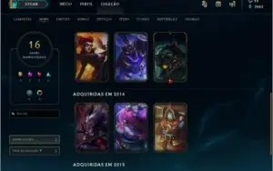 CONTA LOL OURO 4