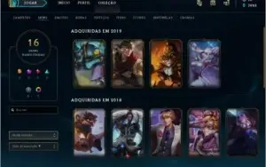 CONTA LOL OURO 4