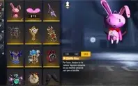 CONTA FREE FIRE GEMADA, DIVERSAS SKINS, LEVEL 60, DIAMANTE 1