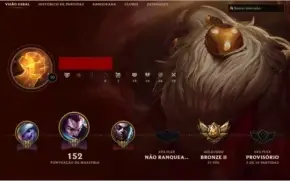 CONTA LEAGUE OF LEGENDS - Bronze III