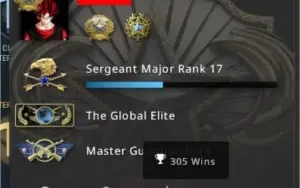 steam cs go prime global elite 250 vitórias cyber