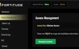 Menu Rdr 2 - Fortitude Lifetime