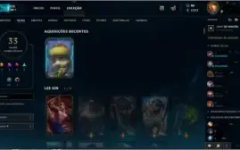 CONTA LOL / +80 CHAMPS / SKINS VITORIOSAS