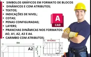 Pranchas Abnt + Templates + 200 Mil Projetos Autocad