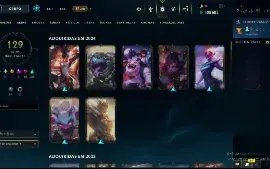 CONTA DE LOL Lvl 409 / Gold IV / 129 Skins / Annieversário