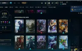 CONTA DE LOL Lvl 409 / Gold IV / 129 Skins / Annieversário
