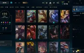 CONTA DE LOL Lvl 409 / Gold IV / 129 Skins / Annieversário