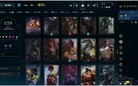 CONTA DE LOL Lvl 409 / Gold IV / 129 Skins / Annieversário