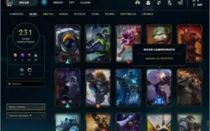Conta ouro 1 com Rammus Rei e Riven Campeonato 2012 MAIN ADC