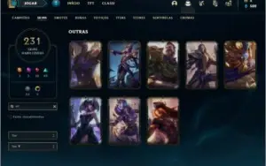Conta ouro 1 com Rammus Rei e Riven Campeonato 2012 MAIN ADC