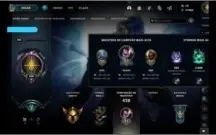 Conta de lol faltando uns 6 champs. 428 skins. Lvl 408. G4