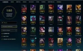Conta lol lvl 30 com 68 champ 13 skins antigo elo b4