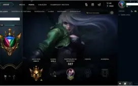 Conta League of legends todos os campeoes gold 4