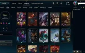 Conta League of legends todos os campeoes gold 4