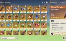 Conta XIAO + JADE, ZHONGLI + PRISMÁTICA e +