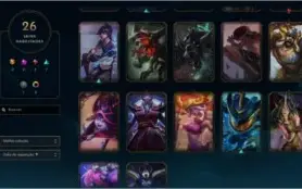 Conta LOL Platina 4 26 SKINS 15K EA