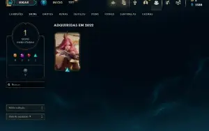 CONTA DE LOL UNRANKED C/ KATARINA ACADEMIA DE BATALHA