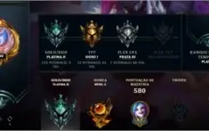 Conta LOL lvl 199, Plat 2 duo