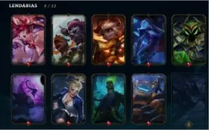 Conta LOL lvl 199, Plat 2 duo
