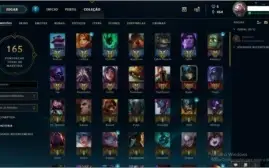 CONTA LOL - PLATINA 2 - SKINS VITORIOSAS DESDE A SEASON 3