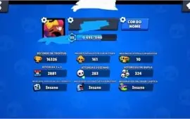 BRAWL STARS CONTA RARA 2 PASSES