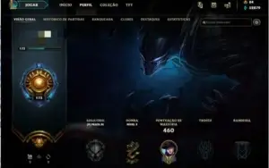 CONTA DE LEAGUE OF LEGENDS