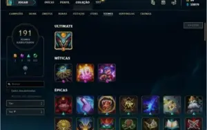 CONTA DE LEAGUE OF LEGENDS