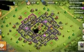 Duas contas do Clash Cv8 E Cv 9