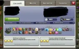 Duas contas do Clash Cv8 E Cv 9