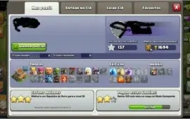 Duas contas do Clash Cv8 E Cv 9