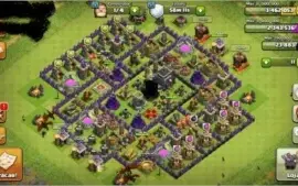 Duas contas do Clash Cv8 E Cv 9