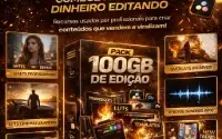 Pack 100Gb De Edição – Comece A Ganhar Dinheiro Editando