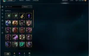 Conta lol, gold 4 (solo duo)120 champions/31 skins